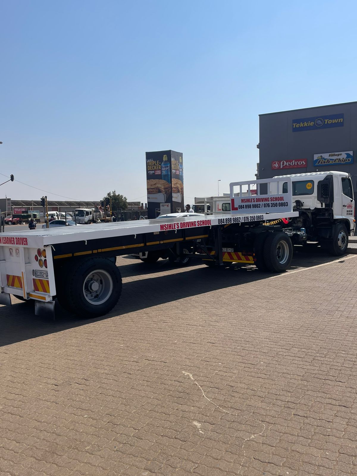 Code 14 Truck for driving lessons